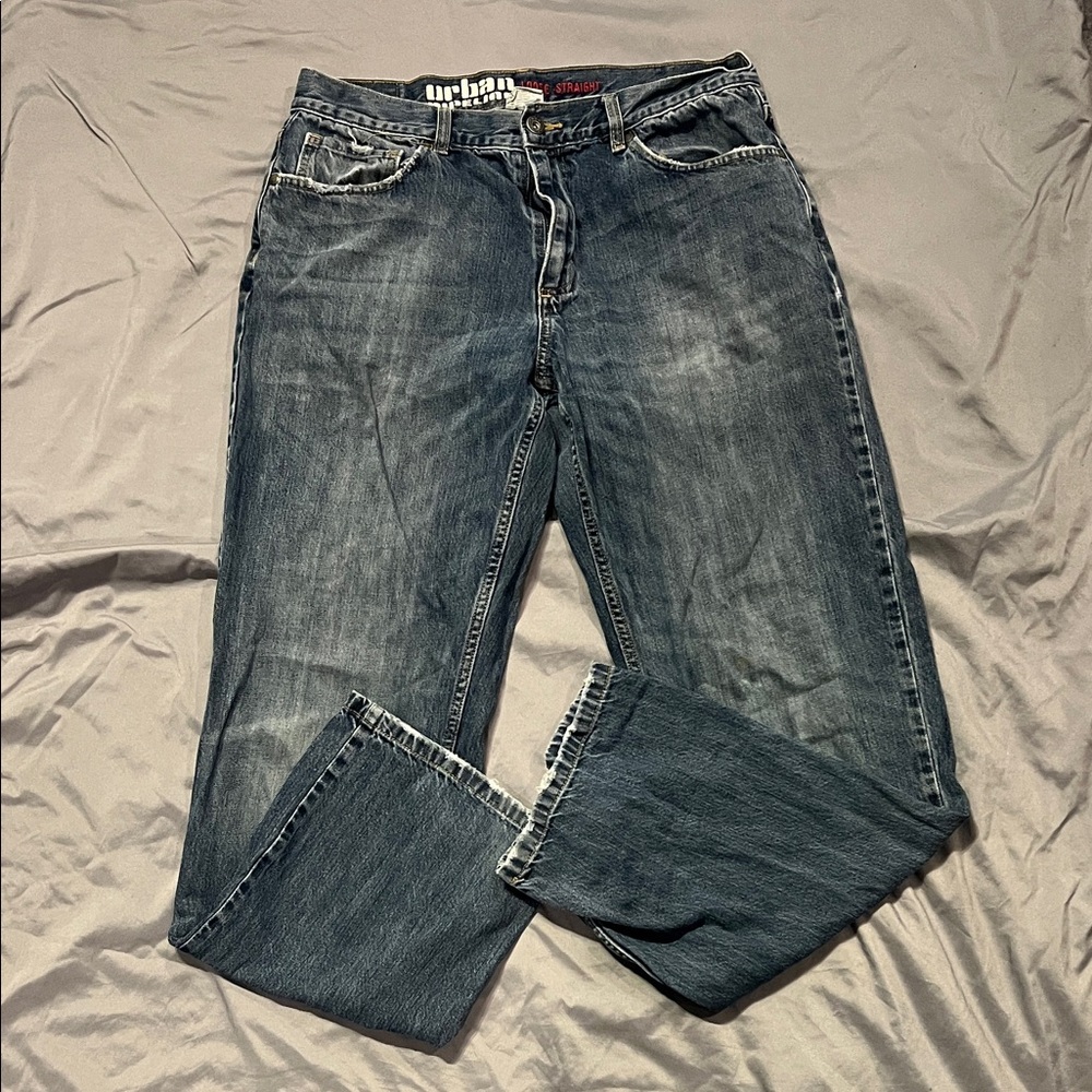 Urban Pipeline Men's Relaxed Fit Denim Jeans